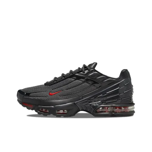 Nike Air Max Plus Low Top Повседневные Беговые Кроссовки Мужские Черные Красные