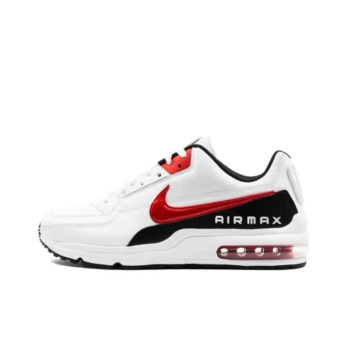 Nike Air Max LTD 3 Амортизация Устойчивый к истиранию Дышащий Отскок Низкий Топ Повседневный Мужской Белый Красный
