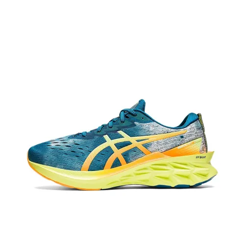 Asics Novablast 2 Устойчивые к истиранию Низкие Кроссовки для Бега Мужские Глубокий морской синий