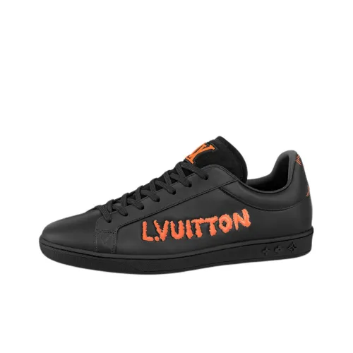 LOUIS VUITTON Luxembourg SAMOTHRACE Низкий Топ Стильный Скейтбординг Мужской Черный