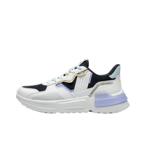 XTEP Vintage New 80 Low Топ Кэжуал Женские Белый Черный