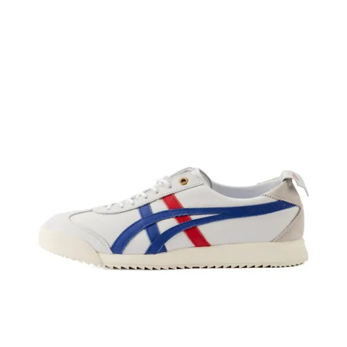 Onitsuka Tiger MEXICO 66 Low Топ Повседневная обувь Унисекс Белый Синий Красный