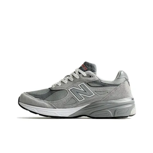 New Balance NB 990 V3 Low Топ Повседневный Городской Коммутирование Беговые кроссовки Унисекс Серый Сделано в США