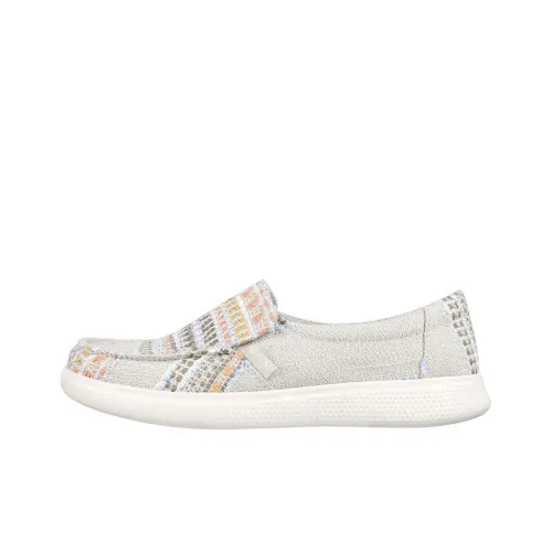 Skechers BOBS SKIPPER Пляж Crush Низкий Топ Повседневная Обувь Женская Белая