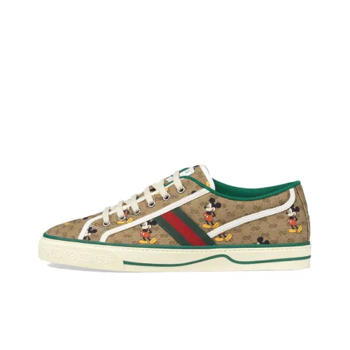 Disney x Gucci Tennis 1977 Стильные Скейтбординги Мужской Коричневый