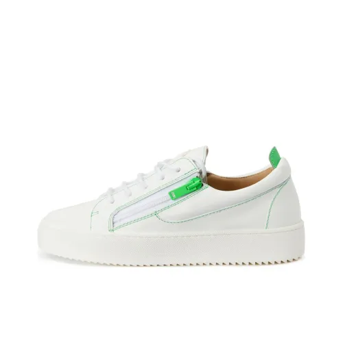 Giuseppe Zanotti GZ Low Топ Скейтборд Кроссовки Женские Белые