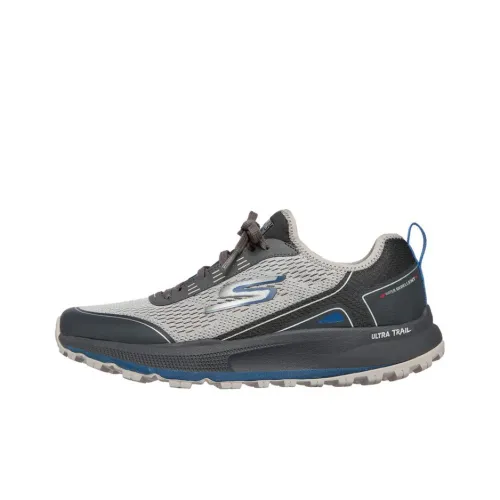 Skechers Go Run Pulse Low Топ Повседневные Беговые Кроссовки Мужские Серые