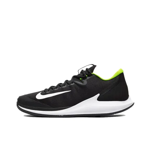 Nike Air Zoom Zero Shock Absorbers Slip-Resistant Low Top Tennis Shoes Men's Black White Yellow Найк Эйр Зум Зеро Шок Абсорберз Антислип Низкий Топ Теннис Кроссовки Мужские Черный Белый Желтый