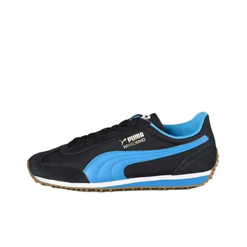PUMA Whirlwind Classic Slip-Resistant Abrasion-Resistant Lightweight Low-Top Running Shoes Men's Black Blue PUMA Whirlwind Classic противоскользящие устойчивые к истиранию легкие низкие кеды для бега Мужские Черный Синий