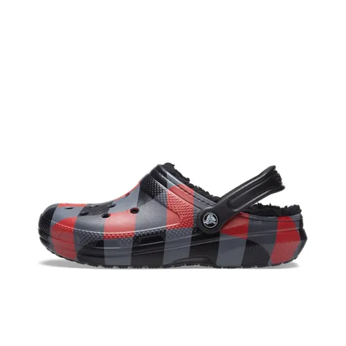 Crocs Classic Clog Sabo Унисекс Черный Красный Серый