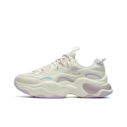 FILA FUSION BUBBLE Bubbles Shoes Низкий Топ Casual Женский Винтажный Белый