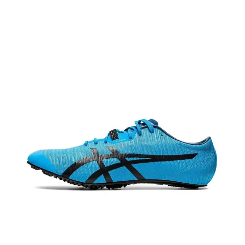 Asics Metasprint Low Топ Карбоновая плита Спринт Беговые кроссовки Унисекс Океанский синий