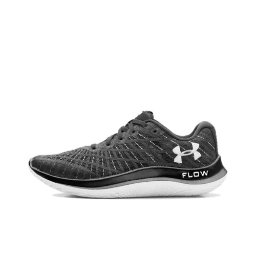 Under Armour Flow Velociti Wind Low Топ Беговые кроссовки Женские Черный Серый