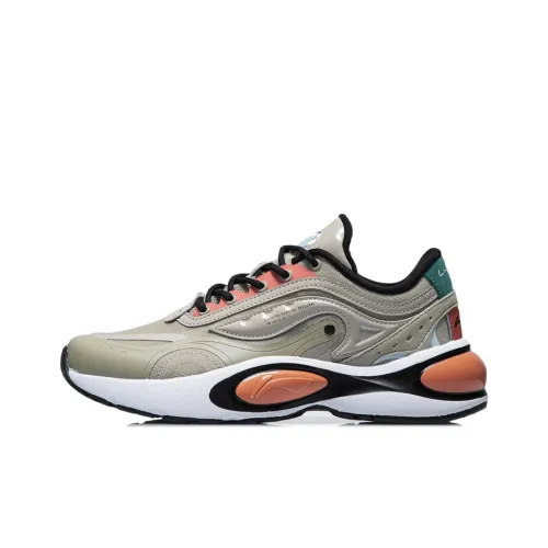 Лайнер V8 Поддержка Амортизация Низкий Топ Беговые кроссовки Женские Серый Красный