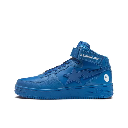 A BATHING APE STA MID Топ Стильный Скейтбординг Мужской Синий