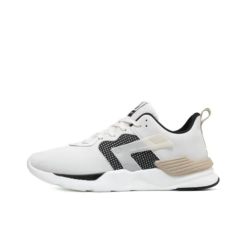 PEAK Low Топ Беговые кроссовки Мужские Холщовый белый