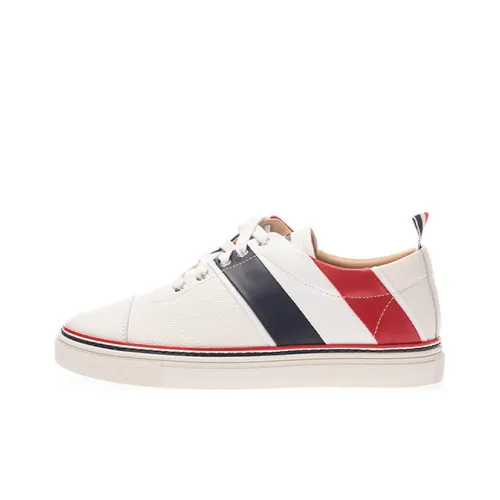 THOM BROWNE· Низкий топ стильные скейтбординги мужской белый