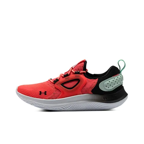 Under Armour Flow Velociti Wind Low Топ Повседневные Беговые Кроссовки Мужские Черные Красные