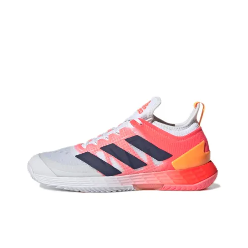 Adidas Adizero Ubersonic 4 противоскользящие устойчивые к истиранию низкий топ теннисные кроссовки женские облачно-белые