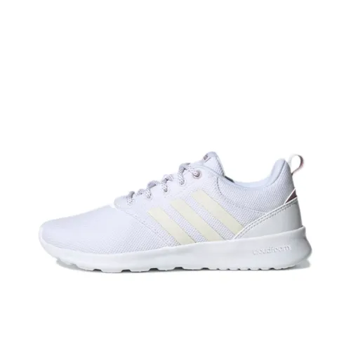 ADIDAS NEO Qt Racer 2,0 Slip Устойчивый к истиранию Низкий Топ Casual Женские Снег
