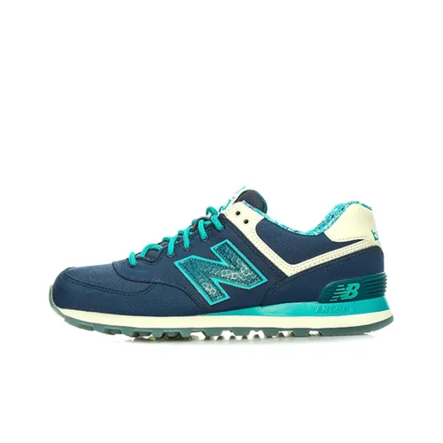 New Balance NB 574 Low Топ Беговые кроссовки Мужской Лосось Синий