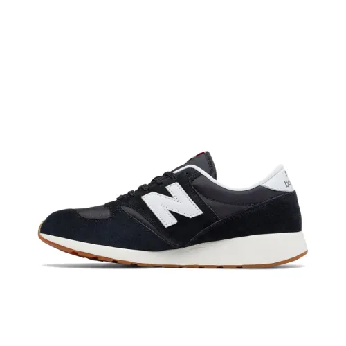 New Balance NB 420 Low Топ Повседневные Беговые Кроссовки Унисекс Черный Белый