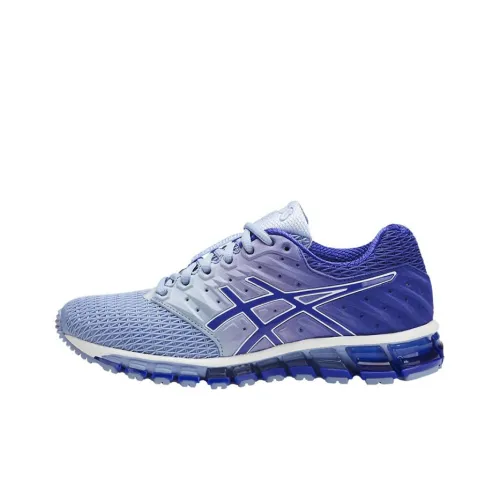 ASICS Quantum 180 Гель Аbrasion Resistant Дышащий Низкий Топ Беговые кроссовки Женские Градиентный синий