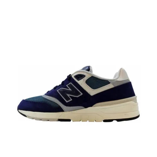 New Balance NB 597 Low Топ Беговые кроссовки Мужской Orion Синий