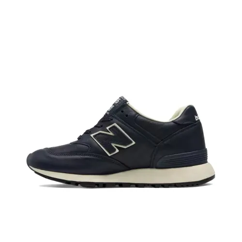 Paul Smith x New Balance NB 576 MID Топ Марафон Беговые кроссовки Женские Темно-синий Made In UK