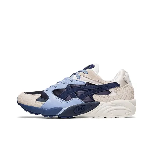 Asics Gel DIABLO Low Топ Беговые кроссовки Унисекс Бежево-синий