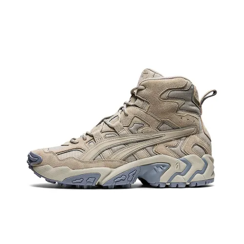 Asics Gel Nandi Hi High Топ Повседневные Беговые Кроссовки Унисекс Коричневый Серый