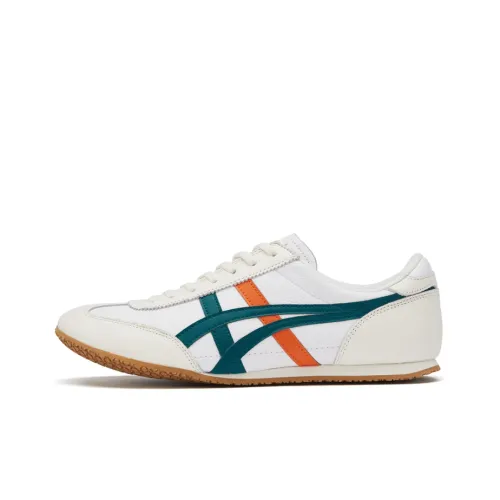 Onitsuka Tiger Machu Racer Дышащий и Легкий Низкий Топ Casual Унисекс Белый Зеленый