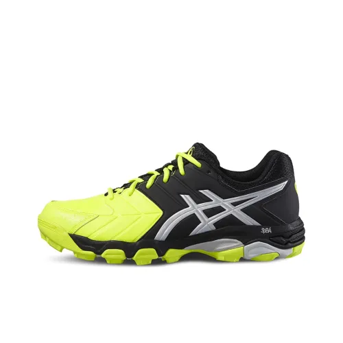 Asics Gel Blackheath 6 Low Топ Беговые кроссовки Мужские Черные Желтые