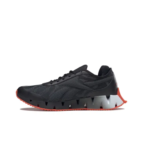 Reebok Zig Dynamica 3 Low Топ Беговые кроссовки Мужские Красный Черный