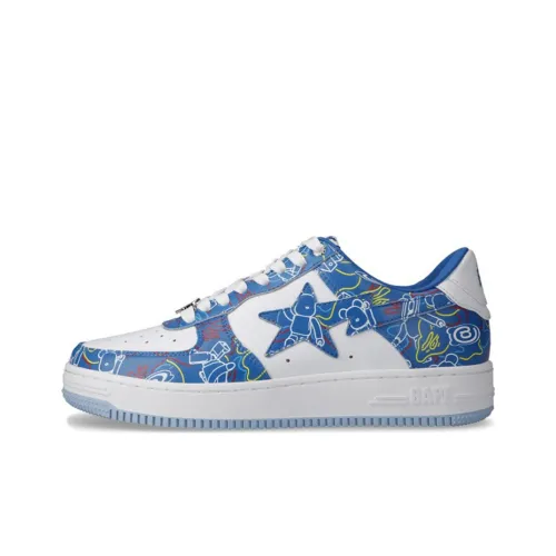 Medicom Toy x A BATHING APE STA Стильные Скейтборды Унисекс Камуфляж Синий