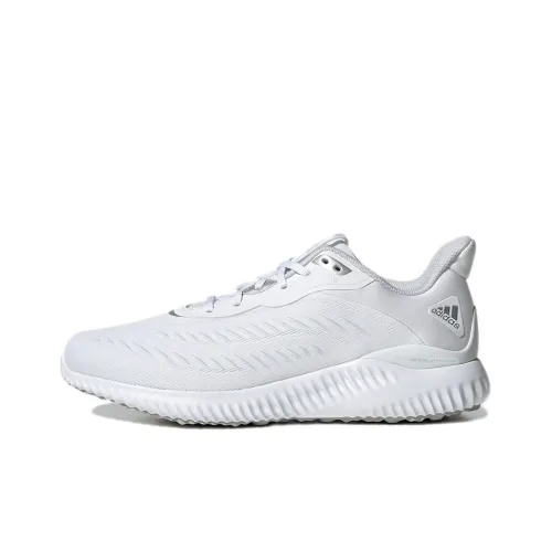 Adidas AlphaBounce Slip-resistant Abrasion-resistant Low Top Casual Running Shoes Unisex White Comfortable Adidas AlphaBounce Противоскользящий устойчивый к истиранию низкий топ повседневная обувь для бега унисекс белый удобный