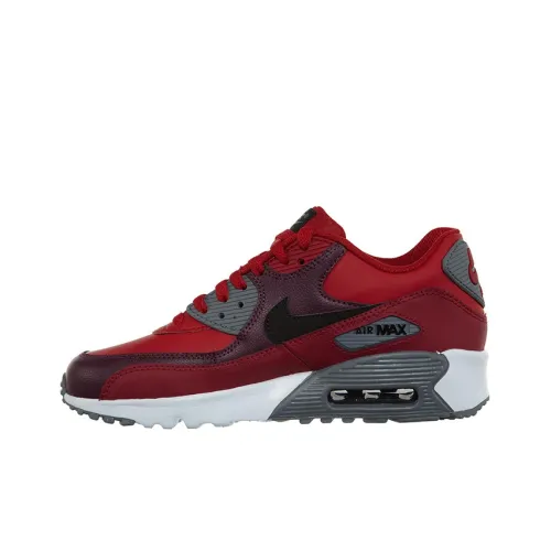 Nike Air Max 90 Low Топ Беговые кроссовки GS Красный