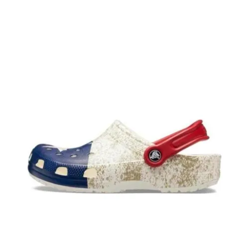 Crocs Classic Clog Sabo Унисекс Бежевый Синий