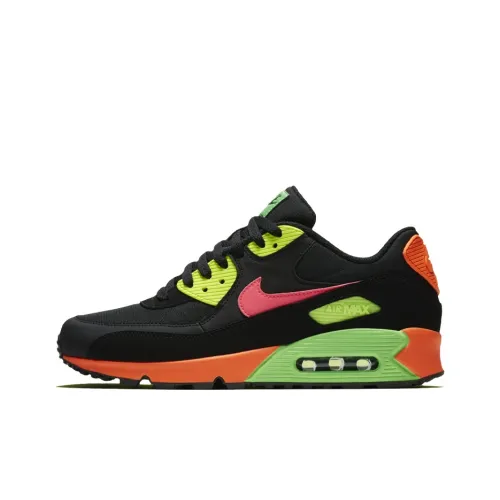 Nike Air Max 90 Low Топ Марафон Беговые кроссовки Мужской Многоцветный