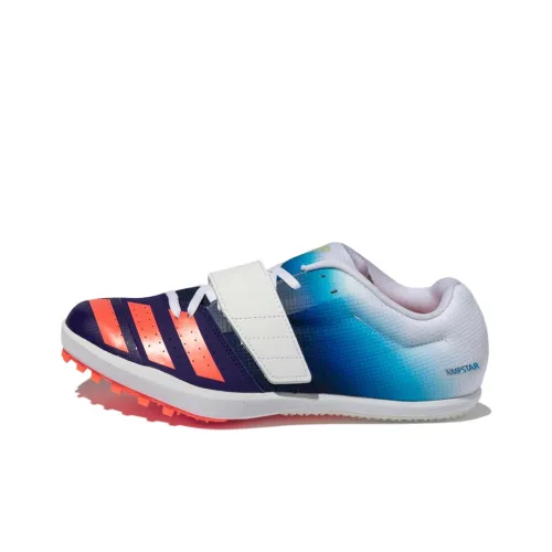 Adidas JUMPSTAR Износостойкий и Легкий Низкий Топ с Карбоновыми Плитами Повседневные Беговые Кроссовки Мужские Синий-Фиолетовый