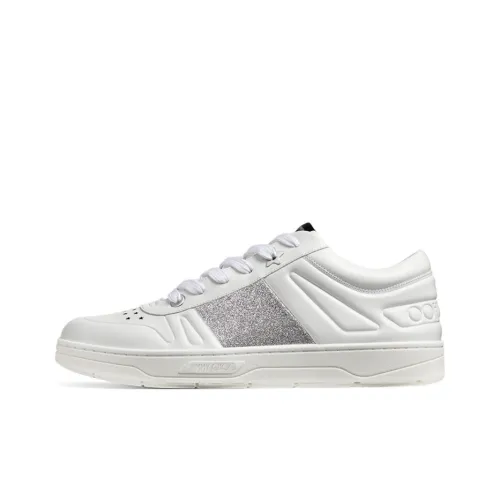 Jimmy Choo Hawaii Низкий Топ Стильный Скейтбординг Мужской Белый