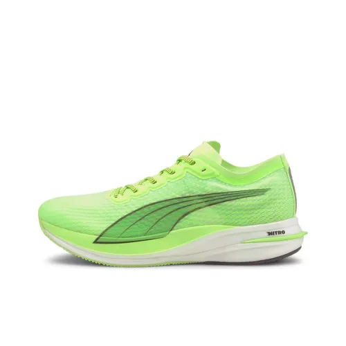 PUMA Deviate NITRO Slip-Resistant Низкие Беговые Кроссовки Мужские Зеленые