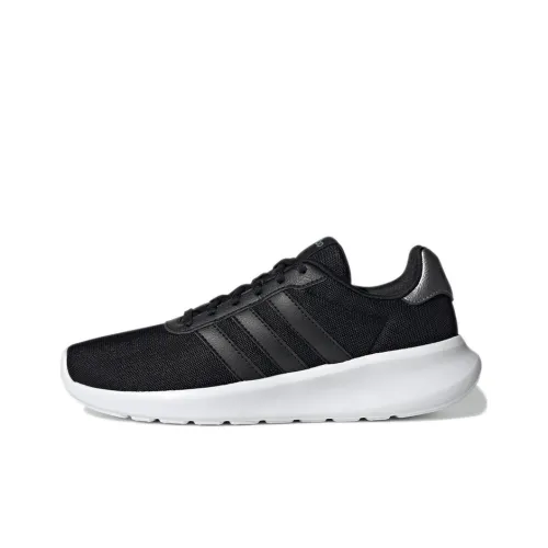 Adidas Lite Racer 3,0 противоскользящие устойчивые к истиранию низкий топ беговые кроссовки женские черные