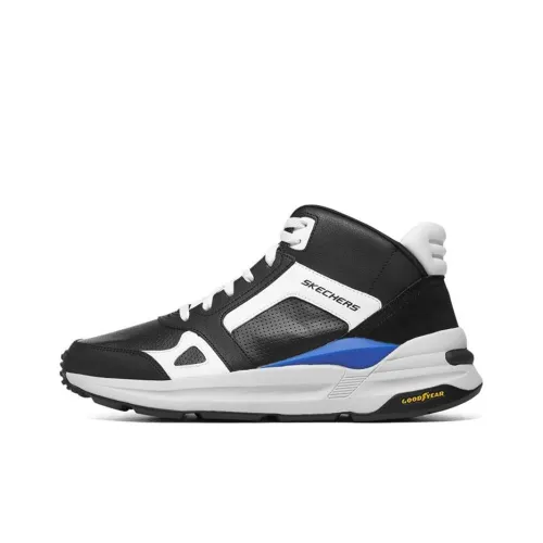 Skechers Global Jogger MID Топ Повседневная обувь Мужская Черный Синий