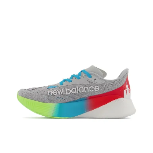 New Balance NB FuelCell Low Топ Беговые кроссовки Женские Серый Синий