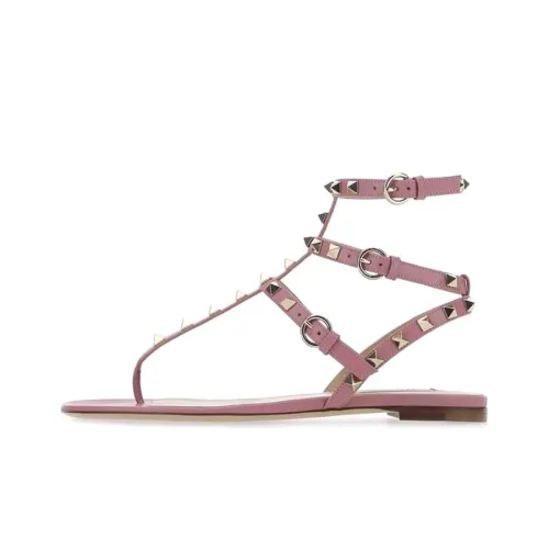 Valentino Rockstud One Ремешок Сандалии Женские Барби Розовые