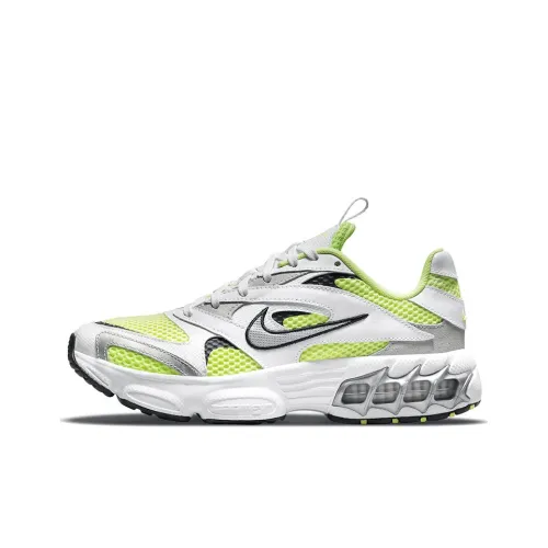 nike Zoom Air Fire Дышащий Легкий Покрытие Низкий Топ Повседневные Беговые кроссовки Женские Белый Серебристый Зеленый