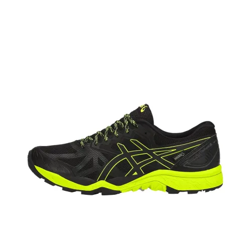 Asics Gel FujiTrabuco 6 Кроссовки для трейлраннинга Мужские Черный Желтый Многоцветный
