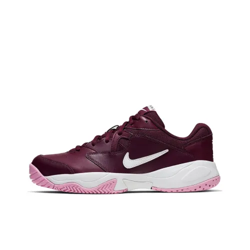 Nike Court Lite 2 Low Топ Кроссовки для тенниса Женские Бордовый