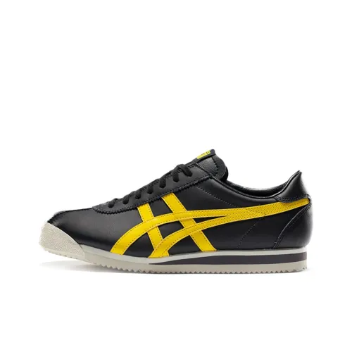 Onitsuka Tiger CORSAIR Slip-resistant Low Top Повседневная обувь Унисекс Черный Желтый